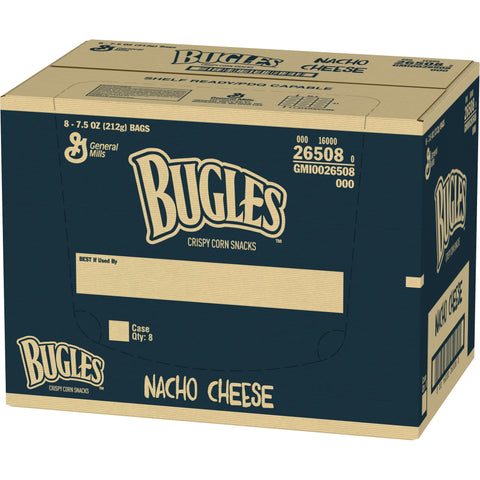 Bugles Nacho Snack, 7.5 Ounce -- 8 per case.