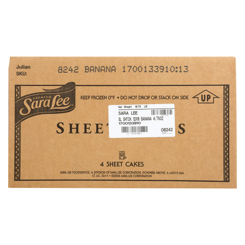 Sara Lee Frozen CAKE BANANA SHEET ICED 12X16