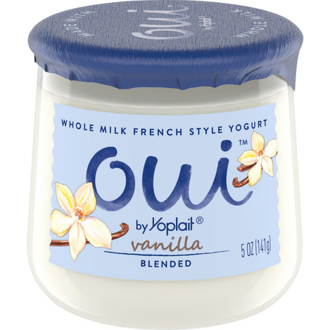 Oui by Yoplait French Style Vanilla Yogurt, 5 Ounce -- 8 per case.