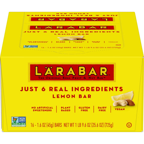 Larabar Lemon Fruit and Nut Bar, 25.6 Ounce -- 4 per case.