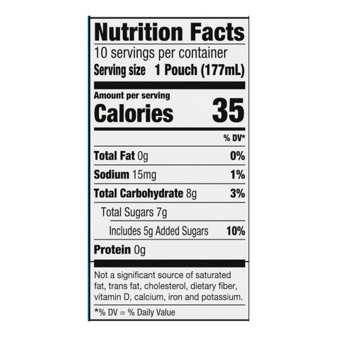 Capri Sun Wild Cherry Soft Juice Drink, 60 Fluid Ounce -- 4 per case.