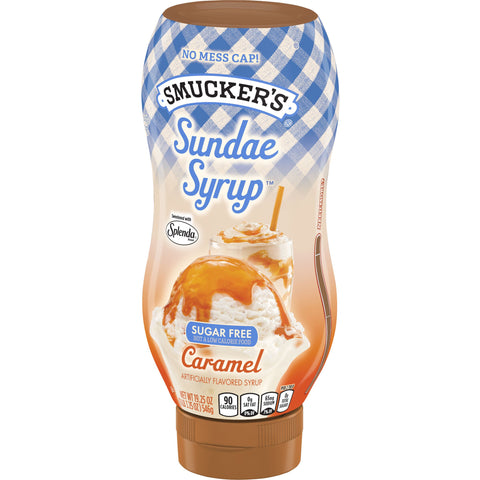 Topping Caramel Sauce Liquid Sugar-free Shelf Stable Tff