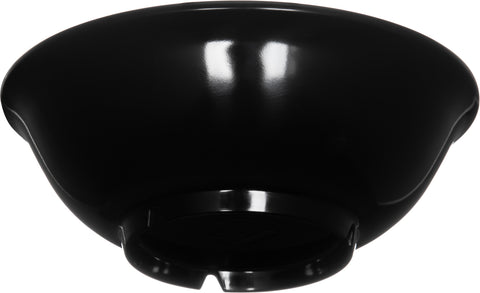 Carlisle BOWL SERVING FOOTED MELAMINE BLACK 24 OZ