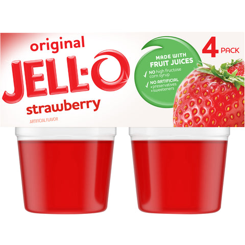 Gelatin Strawberry Ready To Eat