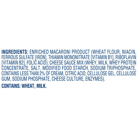 Kraft MACARONI & CHEESE WHITE CHEDDAR 468991