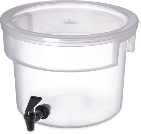 Carlisle DISPENSER BEVERAGE W/ LID AND FAUCET 3 GAL PP