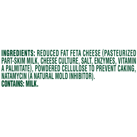 Cheese Feta Crumbled Reduced Fat Cup