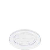Solo® LID PLASTIC CLEAR IDENTIFICATION STRAW-SLOT FITS CUP RP24P-00055,RP24P-J8000
