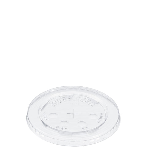 Solo® LID PLASTIC CLEAR IDENTIFICATION STRAW-SLOT FITS CUP RP24P-00055,RP24P-J8000