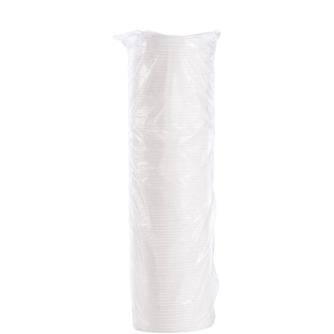 Lid White Vented For Foam Cups & Containers