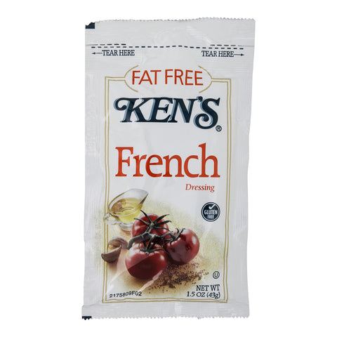 Ken's Foods DRESSING FRENCH CALIFORNIA FAT FREE SINGLE SERVE POUCH