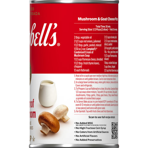 Soup Cream Of Mushroom Condensed
