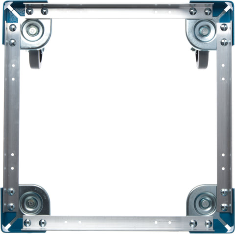 Carlisle DOLLY DISH E-Z GLIDE™ OPEN ALUMINUM W/O HANDLE CARLISLE BLUE 20.63X20.63X6.5