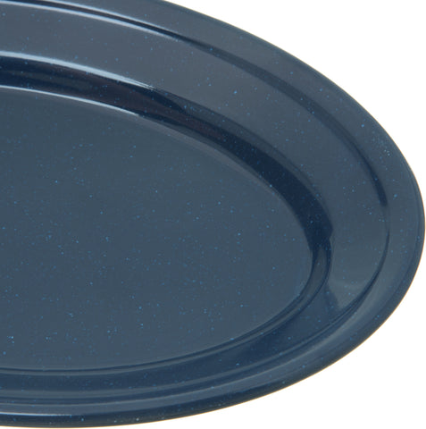 Dallas Ware® PLATTER OVAL MELAMINE CAFE BLUE 9.25X6.25