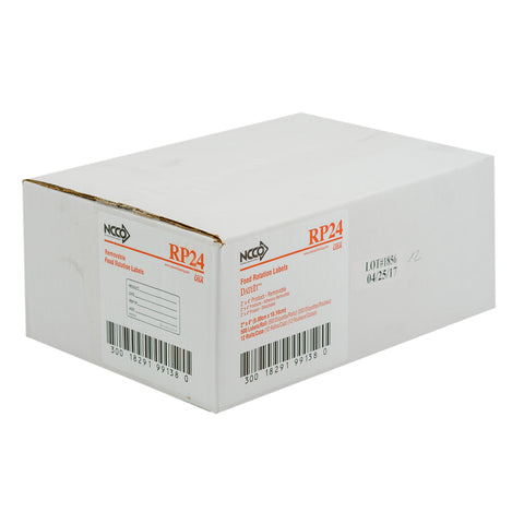 National Checking LABEL REMOVABLE SHELF LIFE 2X4