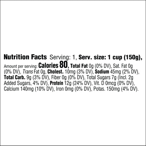 Light and Fit Banana Cream Nonfat Greek Yogurt , 5.3 Ounce -- 12 per case.