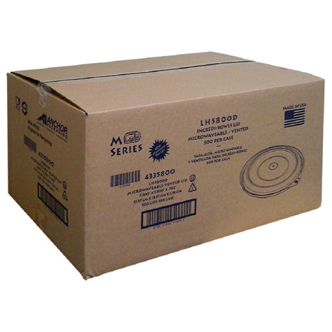 Lid Plastic Clear Vented For M5800 Bowls Lh5800d