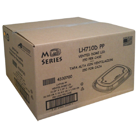 Lid Container Plastic Vented Clear Microwaveable 10.25x7.25