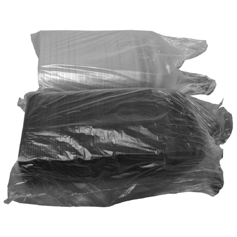 Anchor Packaging MicroRaves Black Polypropylene Platter with Clear Lid, 32 Ounce Capacity -- 125 per case