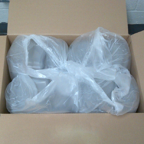 Anchor Packaging MicroRaves Clear Polypropylene 2 Compartment Microwavable Dome Lid Only, 10.25 x 7.25 x 1.08 inch -- 250 per case