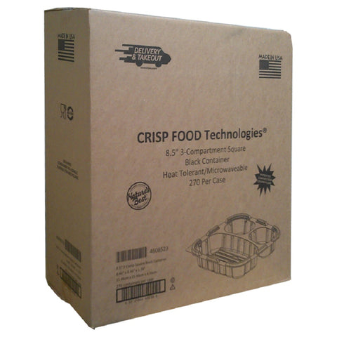 Anchor Packaging Incredi-Bowl Round Black Polypropylene Bowl with Lid, 16 Ounce Capacity -- 250 per case