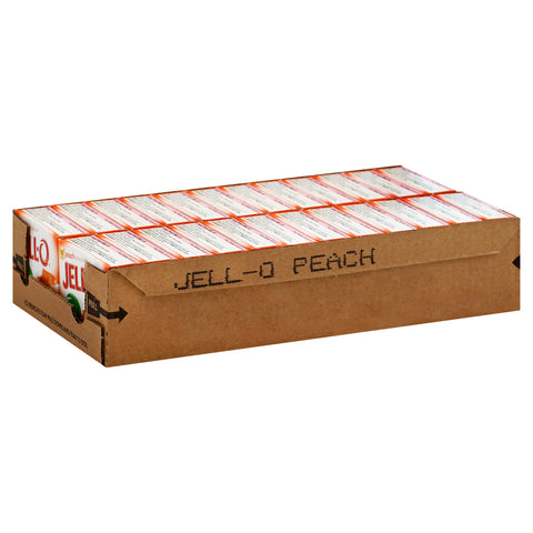 Jello Peach Gelatin, 3 Ounce -- 24 Case