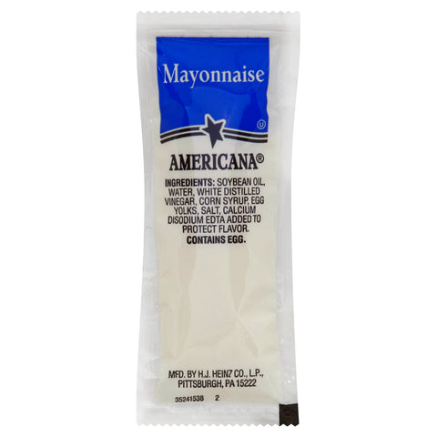 Americana® MAYONNAISE SINGLE SERVE PACKET 7621810/78000845