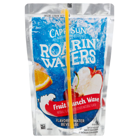 Capri Sun Roarin Waters Beverage Fruit Punch Soft Drink, 60 Fluid Ounce -- 4 per case.