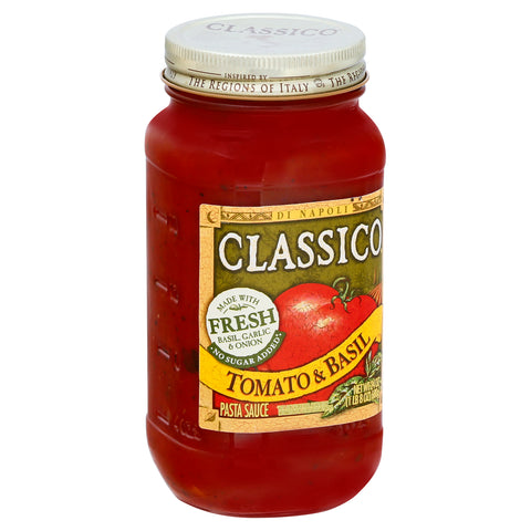 Classico Tomato & Basil Sauce, 26 Ounce -- 12 Case