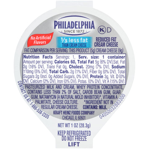 Cheese Cream Light Single Serve Cup