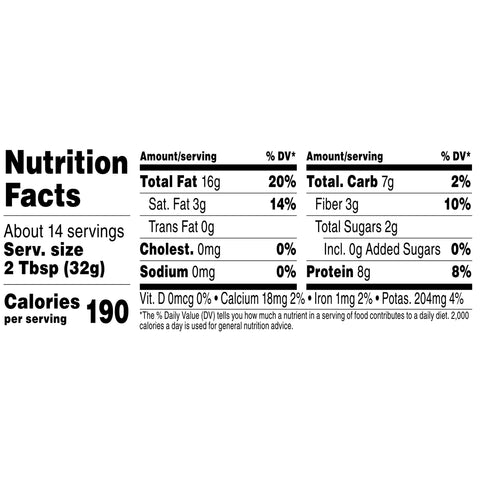 Adams Natural Unsalted Crunchy Peanut Butter, 16 Ounce -- 6 per case.