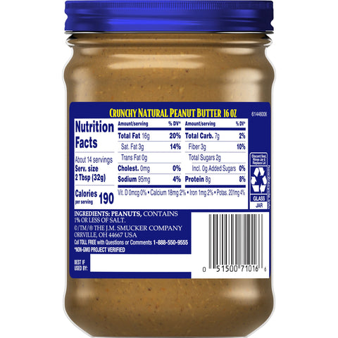 Peanut Butter Crunchy 100% Natural