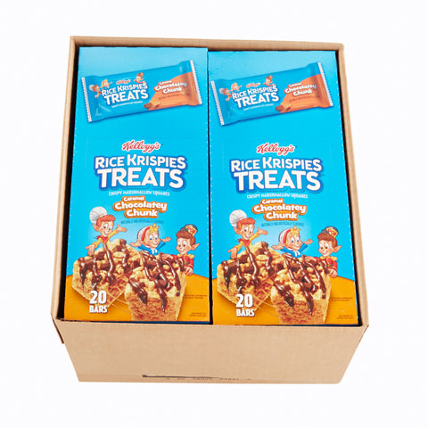 Kellogg's® SNACK BAR RICE KRISPIES TREATS® CARAMEL CHOCOLATEY CHUNK