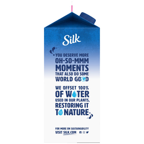 Silk Unsweetened Pure Vanilla Almond Milk, 0.5 Gallon -- 6 per case