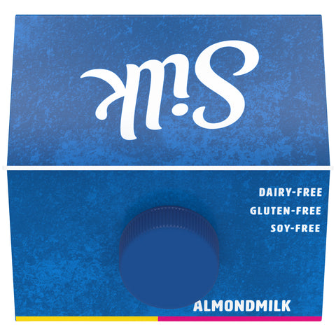 Silk Unsweetened Pure Vanilla Almond Milk, 0.5 Gallon -- 6 per case