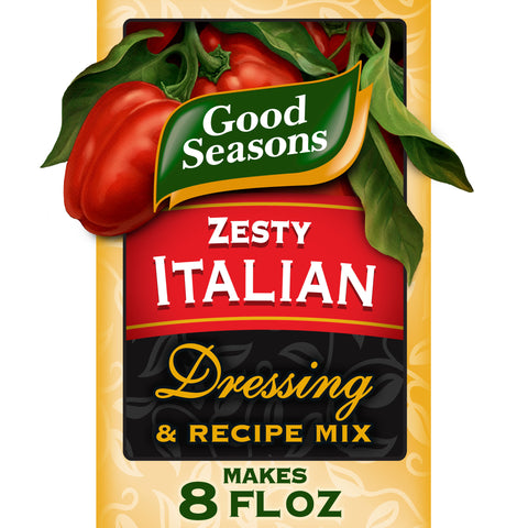 Good Seasons Zesty Italian Dressing Mixed, 0.6 Ounce -- 24 Case