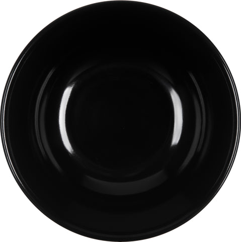 Carlisle BOWL SERVING FOOTED MELAMINE BLACK 24 OZ