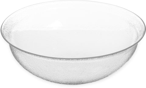 Carlisle BOWL ROUND PEBBLED CLEAR 10 QT