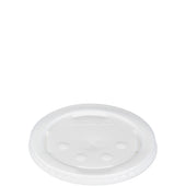 Lid Translucent W/ Straw Slot & Identification Buttons