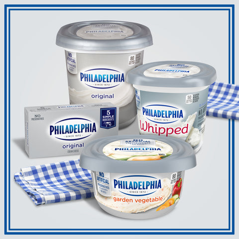 Philadelphia Garden Vegetables Cream Cheese Spread, 8 Ounce -- 12 per case.