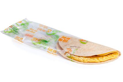 Sunny Fresh™ BREAKFAST TAC-GO® WITH EGG CHEESE & TURKEY SAUSAGE FZ IW