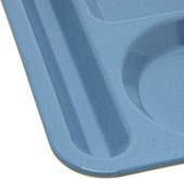 Tray School Left Hand 6 Compartment Blue