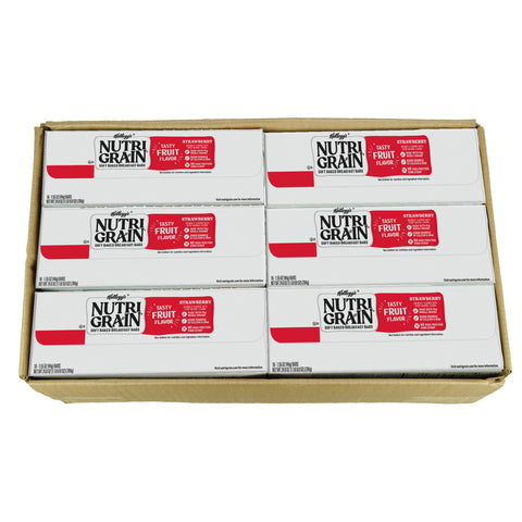 Nutrigrain Strawberry Cereal Bar, 1.55 Ounce -- 96 per case.