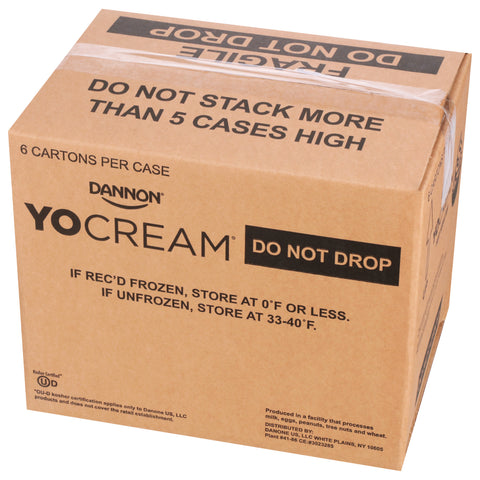 Yocream Pomegranate Raspberry Soft Serve Sorbet Mix, 64 Ounce -- 6 per case.