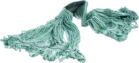 Flo-Pac® MOP HEAD MEDIUM LOOPED-END W/ GREEN BAND
