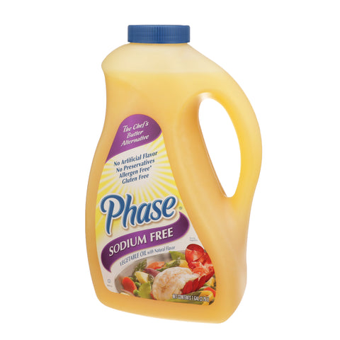 Phase No Sodium Liquid Oil, 1 Gallon -- 3 Per Case