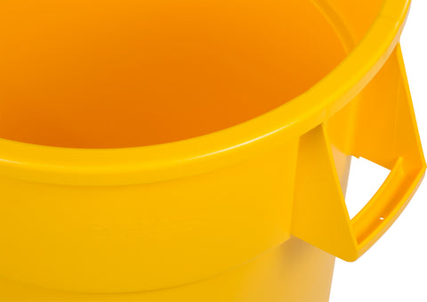 Carlisle CONTAINER WASTE BRONCO™ ROUND YELLOW 55 GAL