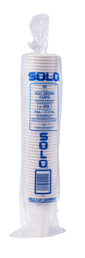 Cup Paper Hot Single Sided Poly 6 Oz