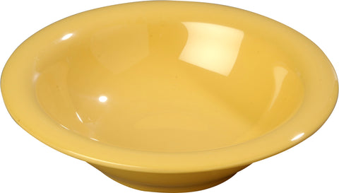 Carlisle BOWL RIMMED DURUS® MELAMINE HONEY YELLOW 12 OZ