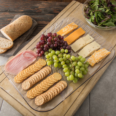 Carlisle TRAYS™ FESTIVAL HANDLED CLEAR 22X16